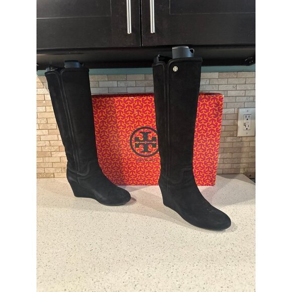 Tory Burch over the knee suede boots 6.5 - Picture 1 of 3